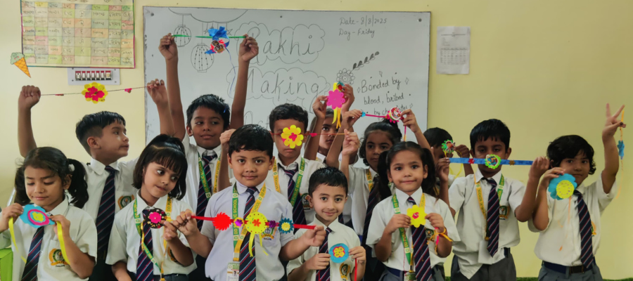 Creative Rakhi-Making Fun School in Pithuwala